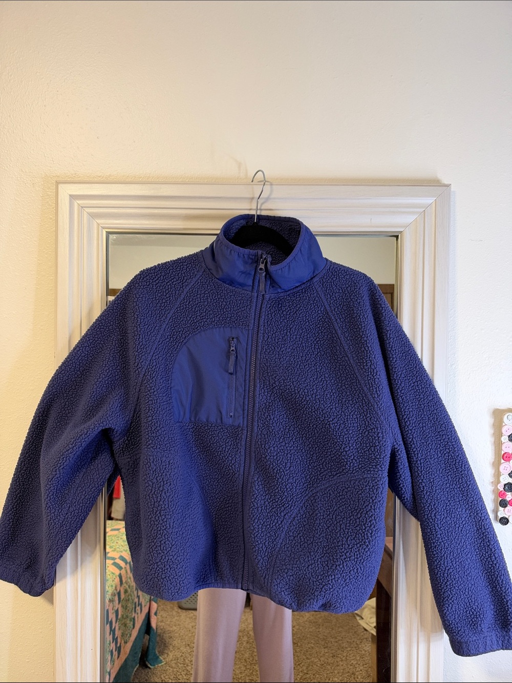 Purple/blue Fleece Jacket - Women's Zip Front